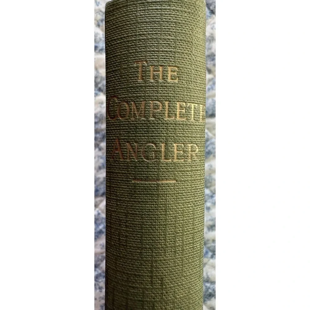 Rare Vintage 1953 HC Book THE COMPLETE ANGLER Izaak Walton Charles Cotton